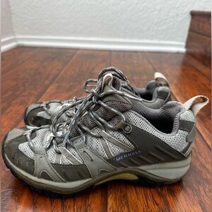 Merrell Gray and Black Trail Shoes